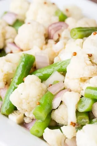Cauliflower Salad with Green Beans