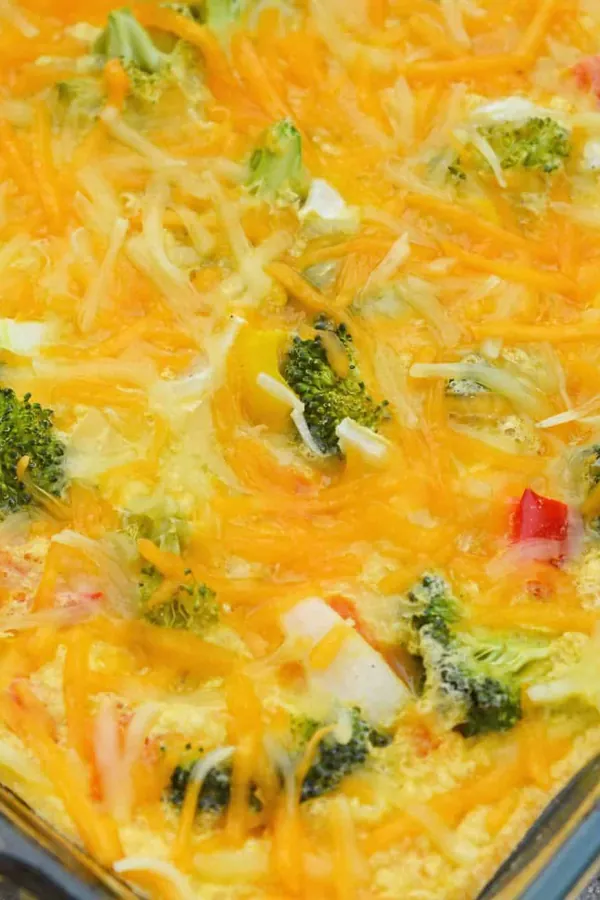 Cheesy Vegetable Breakfast Casserole