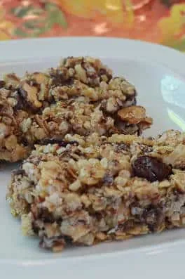 Cherry Dark Chocolate Granola Bars