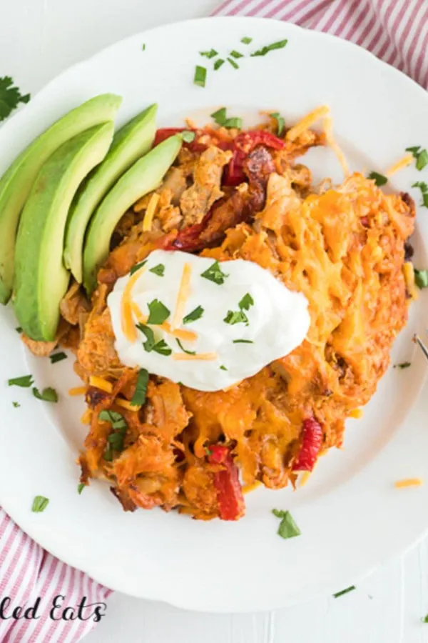 Chicken Fajita Casserole