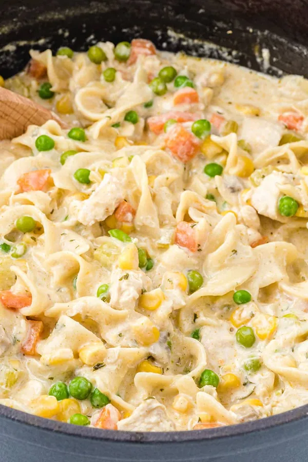 Chicken Pot Pie Noodles