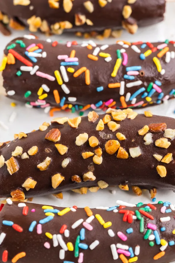 Chocolate Banana Popsicles