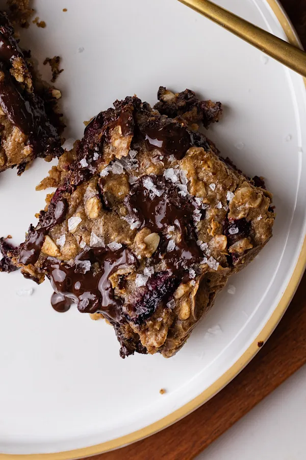 Chocolate chip cherry oatmeal bars