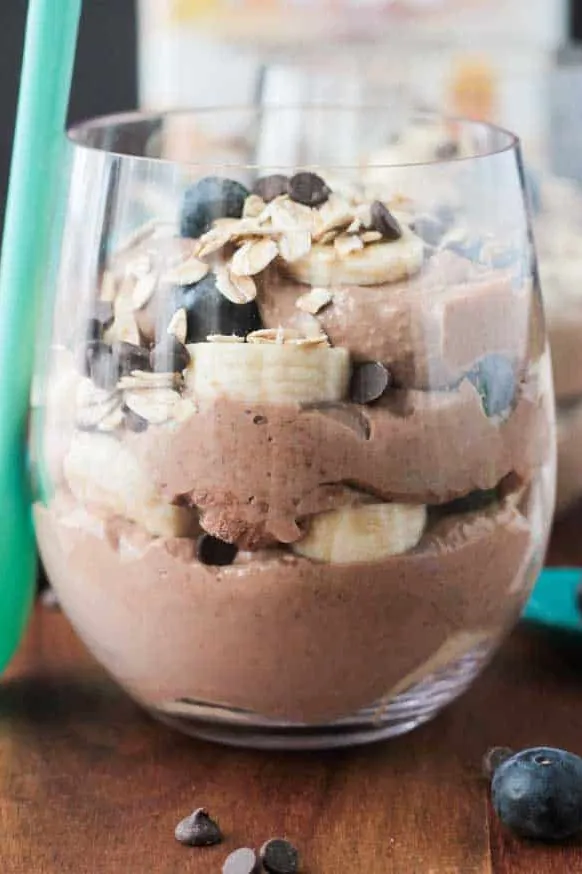 Chocolate Nice Cream Breakfast Parfait