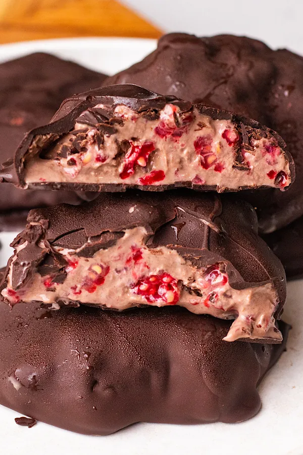 Chocolate Raspberry Protein Yogurt Clusters