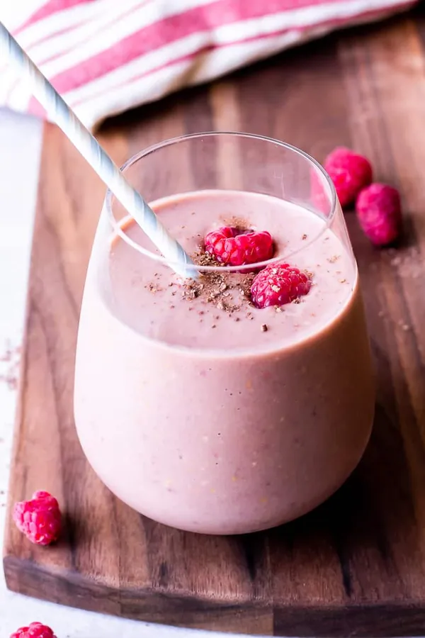 Chocolate Raspberry Smoothie