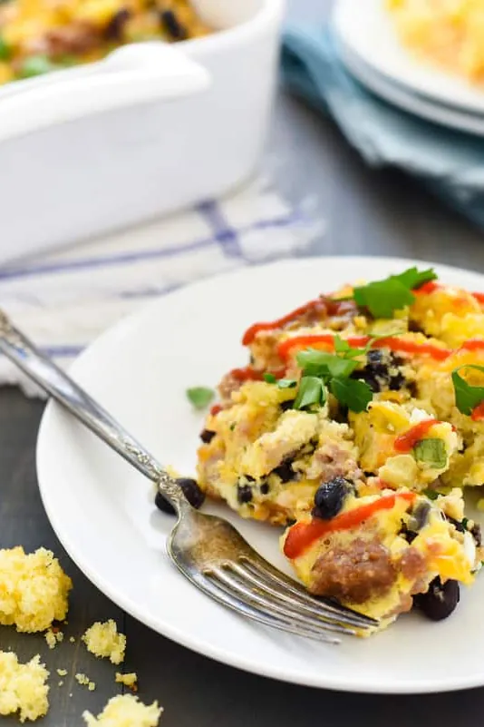 Cornbread Breakfast Casserole