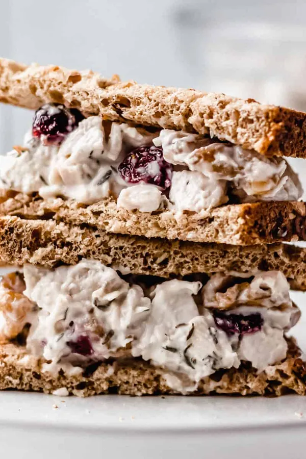 Cranberry Walnut Chicken Salad