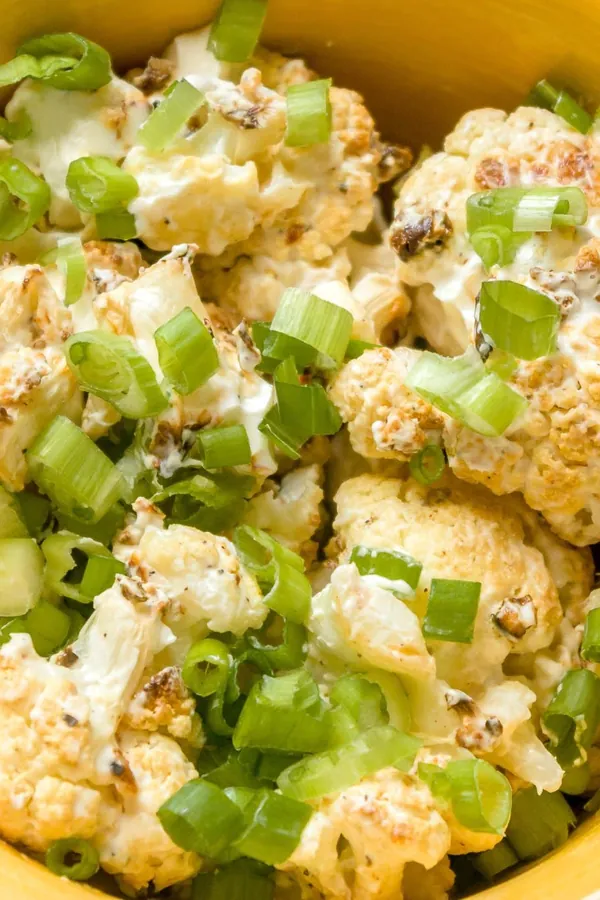 Creamy Lemon-Garlic Roasted Cauliflower