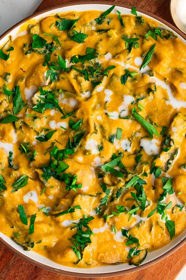 Creamy Miso Butternut Squash Butter Beans