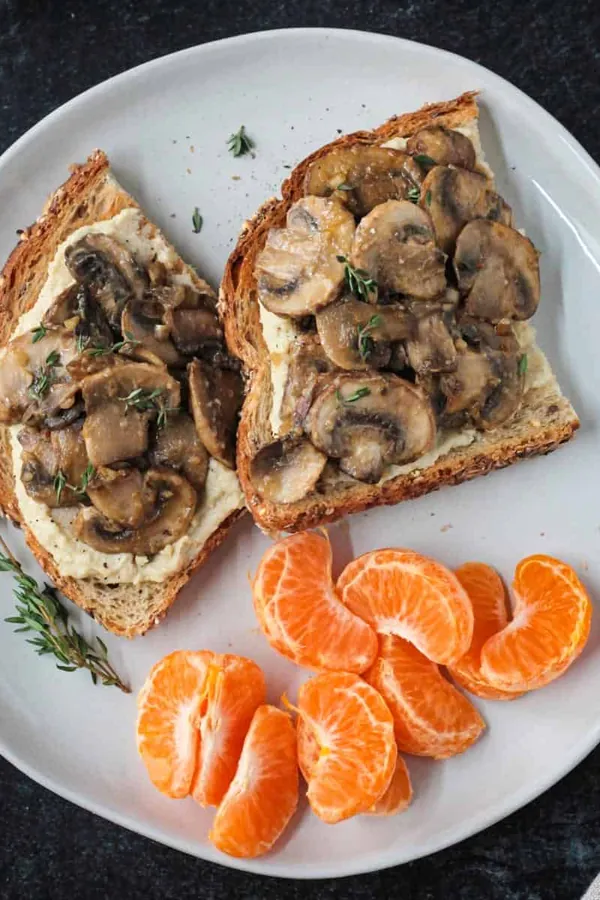 Creamy Mushroom Toast
