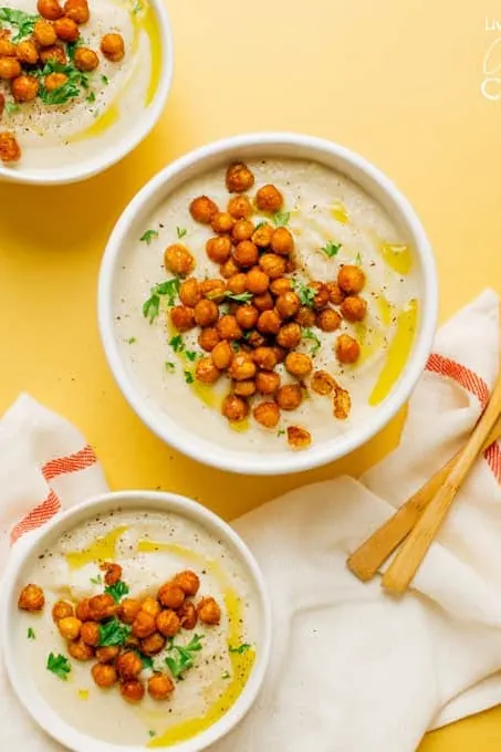 Crockpot Creamy Cauliflower Soup