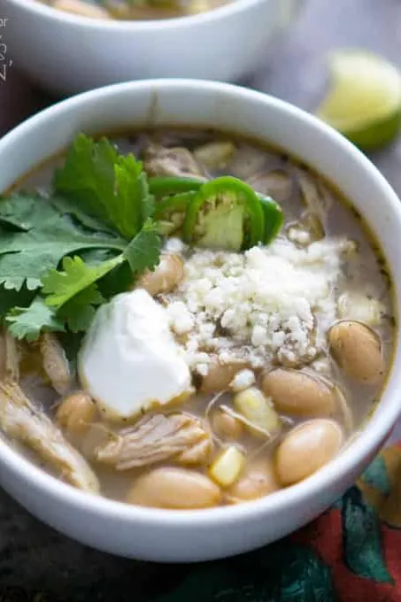 Crockpot White Chicken Chili