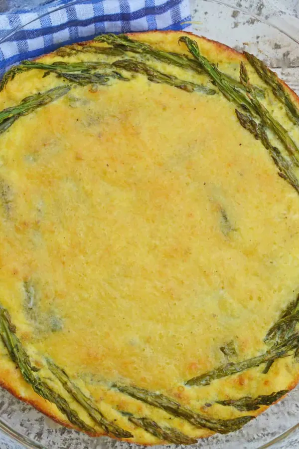 Crustless Asparagus Quiche