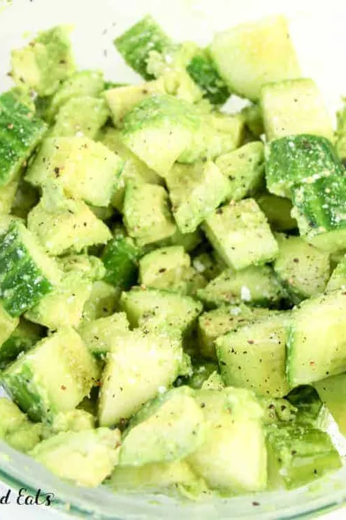 Cucumber Avocado Salad