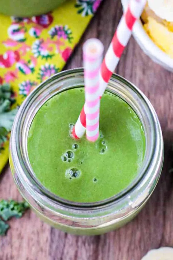Dairy-Free Pineapple Spinach Smoothie