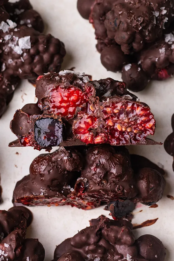 Dark Chocolate Berry Clusters