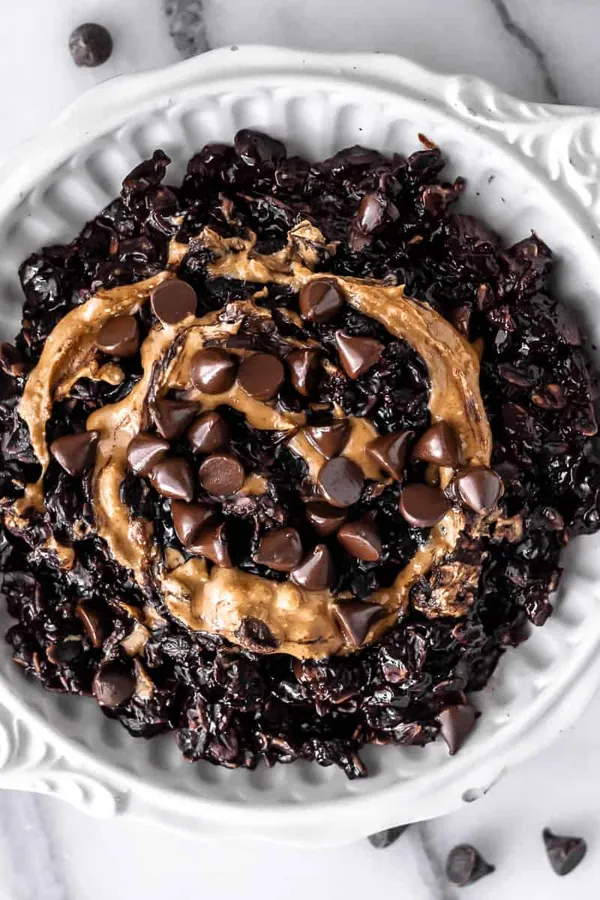 Dark Chocolate Peanut Butter Oatmeal