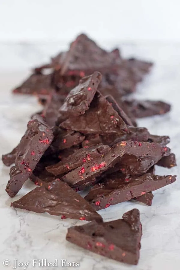 Dark Chocolate Raspberry Bark