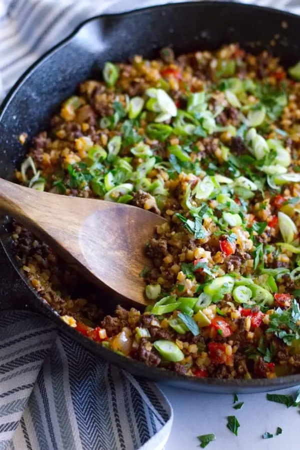 Dirty Keto Cauliflower Rice Recipe