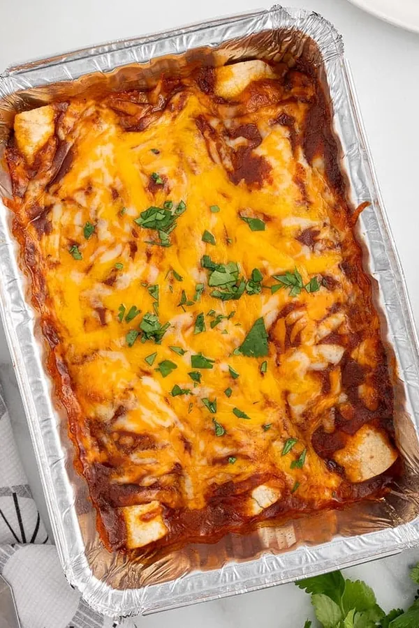 Freezer Chicken Enchiladas