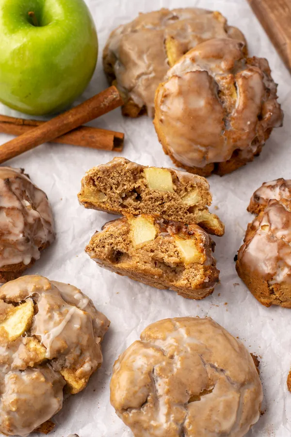 Gluten-Free Baked Apple Fritters (with Air Fryer option!)