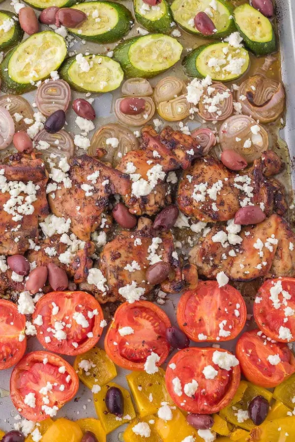 Greek Sheet Pan Chicken Dinner