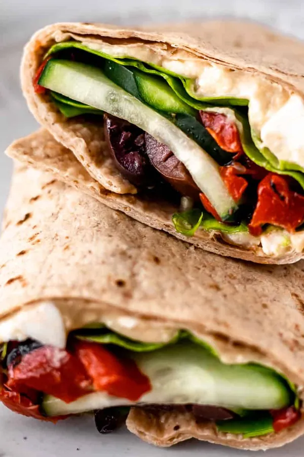 Greek Veggie Wrap