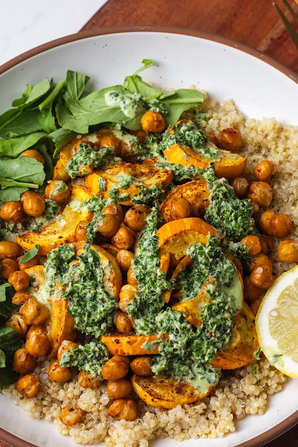 Green Goddess Chickpea Power Bowl