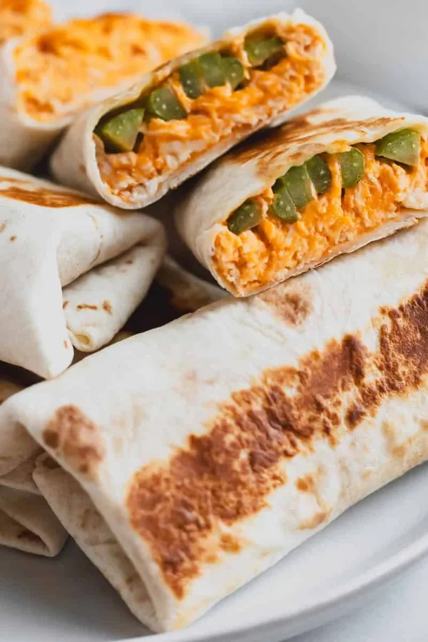 Grilled Buffalo Chicken Wraps