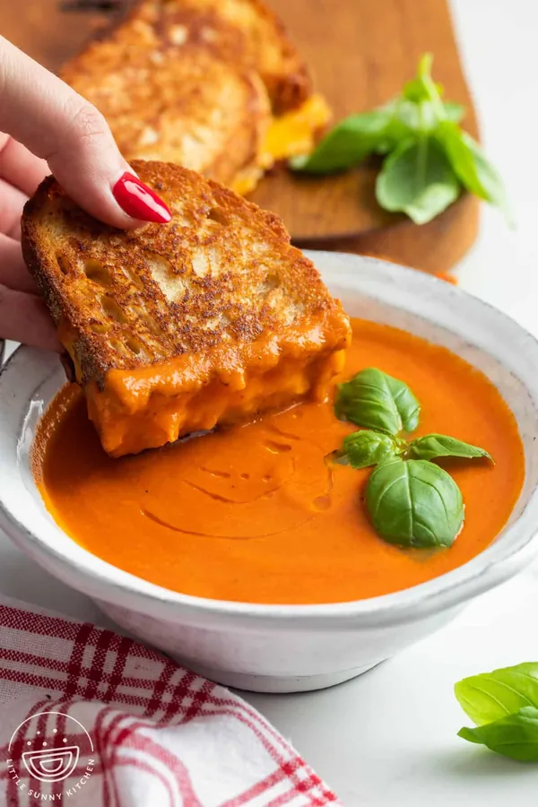 Grilled Cheese and Tomato Soup