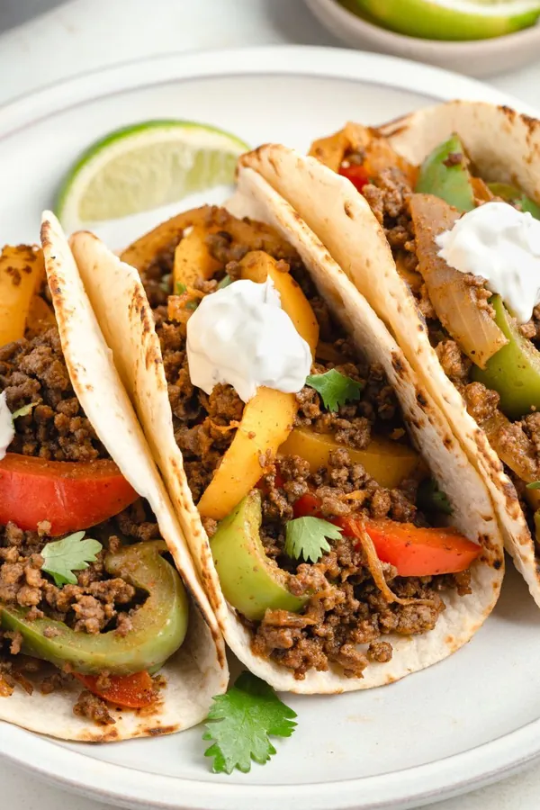 Ground Beef Fajitas