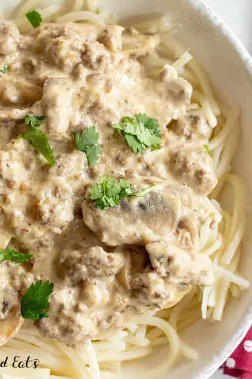 Ground Beef Stroganoff