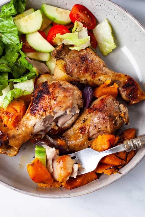 Healthy Baked Chicken Drumsticks (Easy Sheet Pan Dinner)