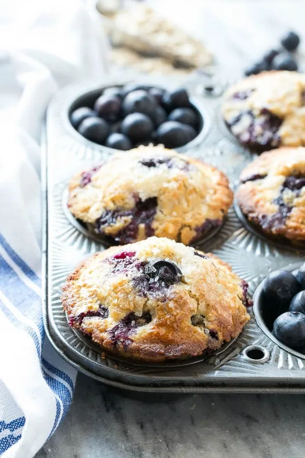 Healthy Blueberry Muffins
