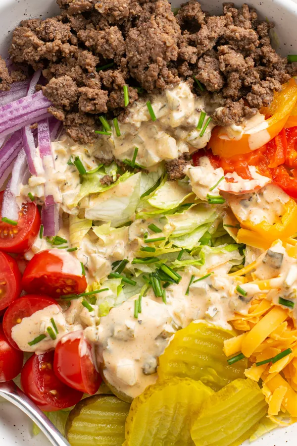Healthy Burger Bowls Recipe