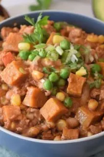Healthy Sweet Potato & Turkey Chili