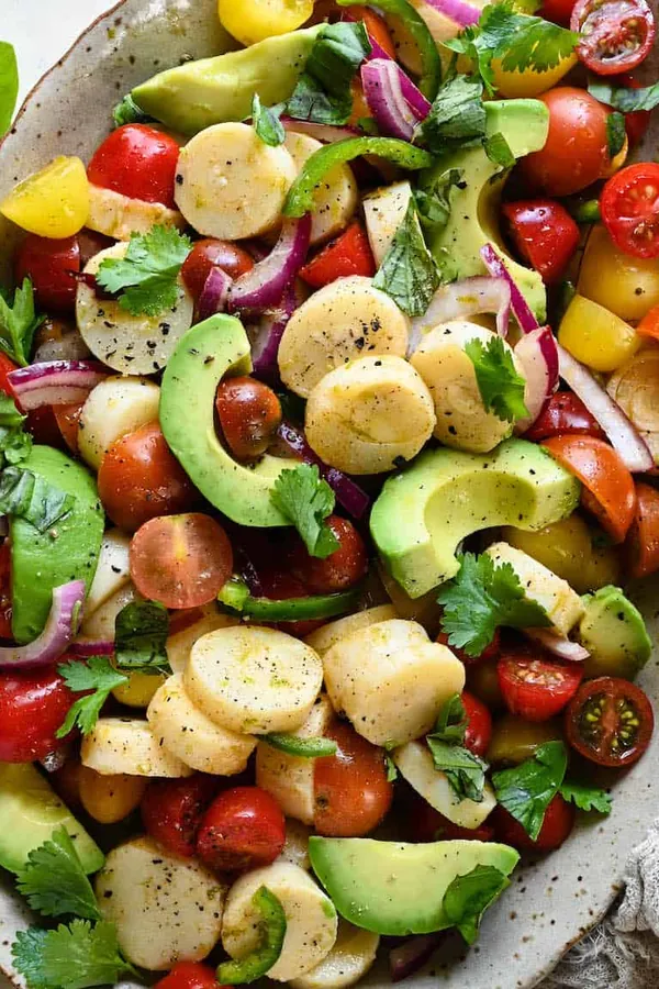 Hearts of Palm Avocado Salad