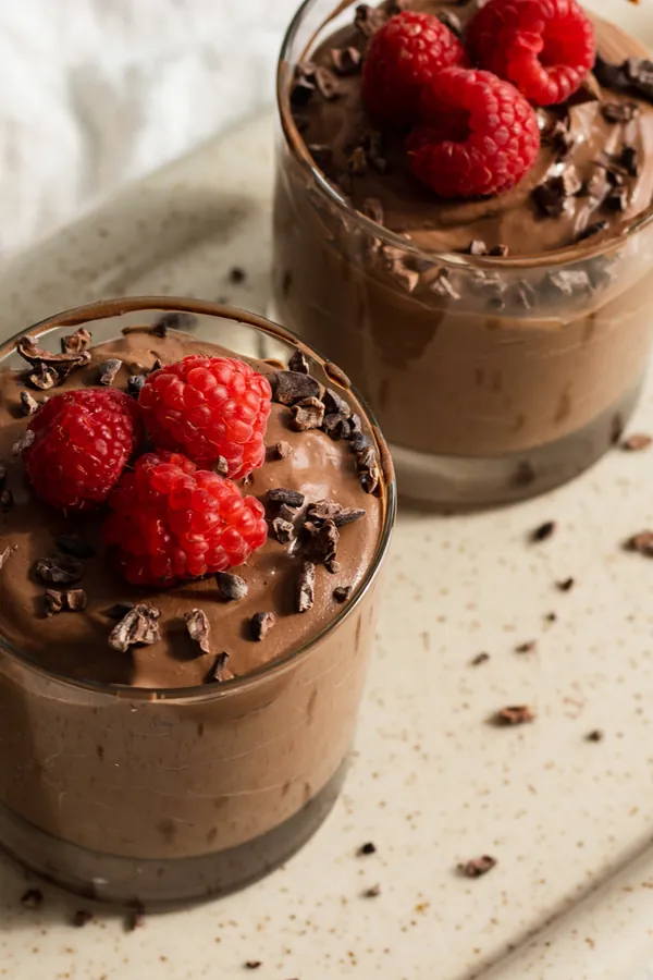 High Protein Chocolate Silken Tofu Mousse (vegan)