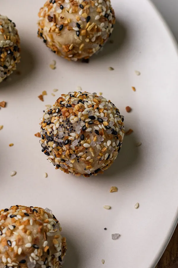 High Protein Cottage Cheese Bagel Bites