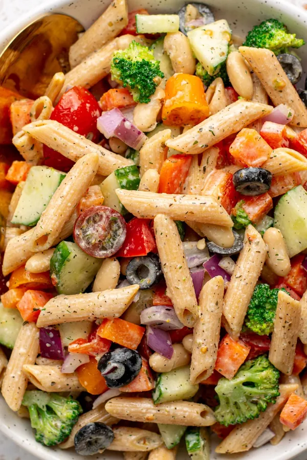 High Protein Pasta Salad