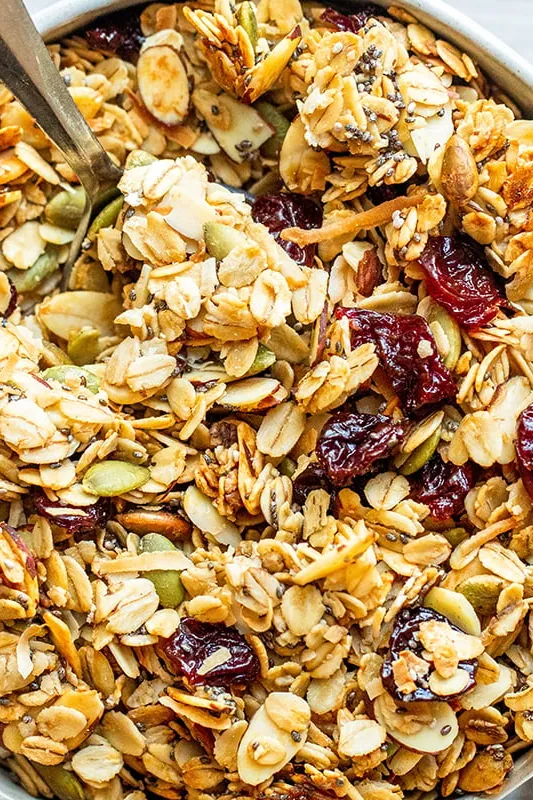 Homemade Granola with Toasted Coconut