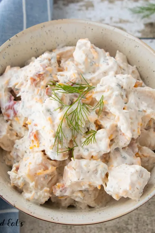 Keto Bacon Ranch Chicken Salad