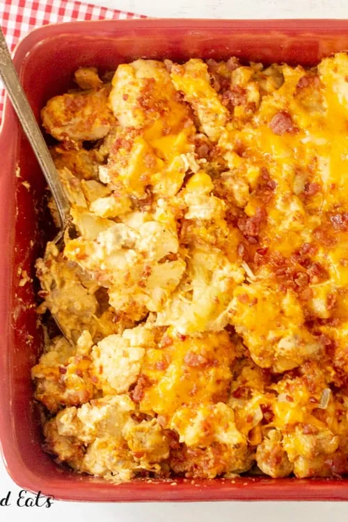 Keto BBQ Chicken Casserole