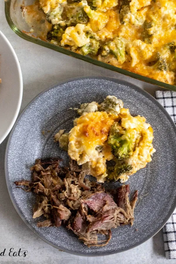 Keto Broccoli Cauliflower Casserole
