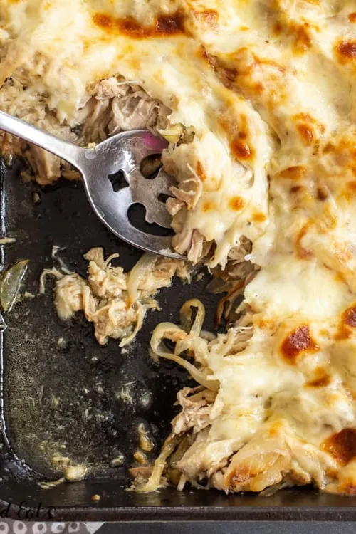 Keto Philly Cheesesteak Chicken Casserole