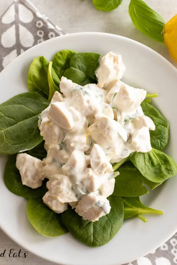 Lemon Basil Chicken Salad