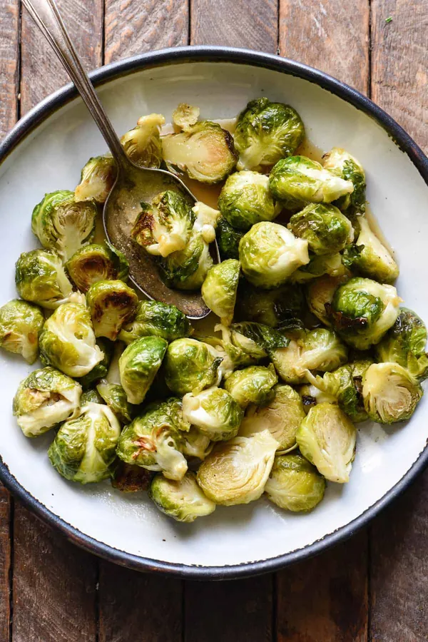 Lemon Roasted Brussel Sprouts