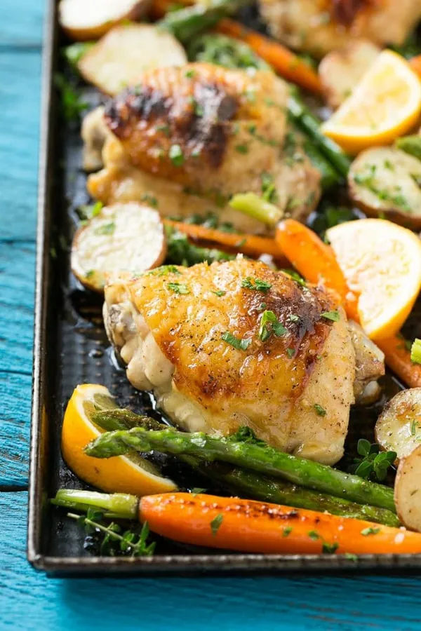 Lemon Thyme Chicken with Vegetables