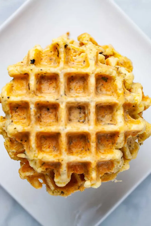 Low Carb Almond Flour Breakfast Chaffles